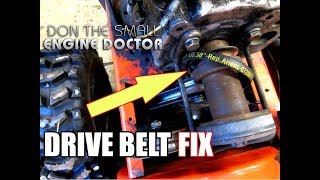 Ariens Snowblower Drive Repair  Fix That Belt That Keeps Coming Off Pulleys!