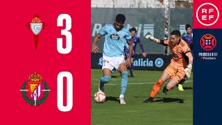 RESUMEN | RC Celta de Vigo 3-0 Real Valladolid Promesas | Primera RFEF | Jornada 12 | Grupo 1