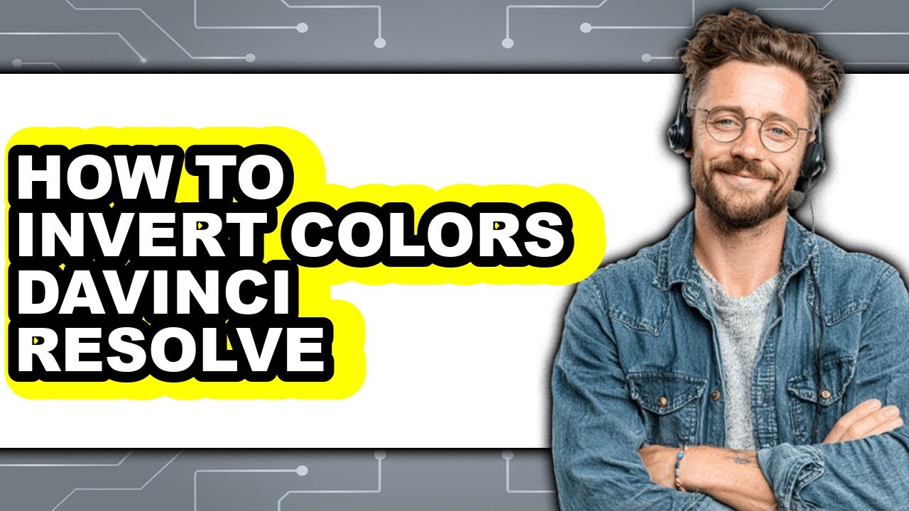 How to Invert Colors Davinci Resolve - Step by Step - YouTube