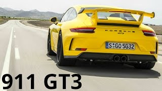 Yellow Porsche 911 GT3 - 90-200 km/h Acceleration and 500 hp Engine Sound