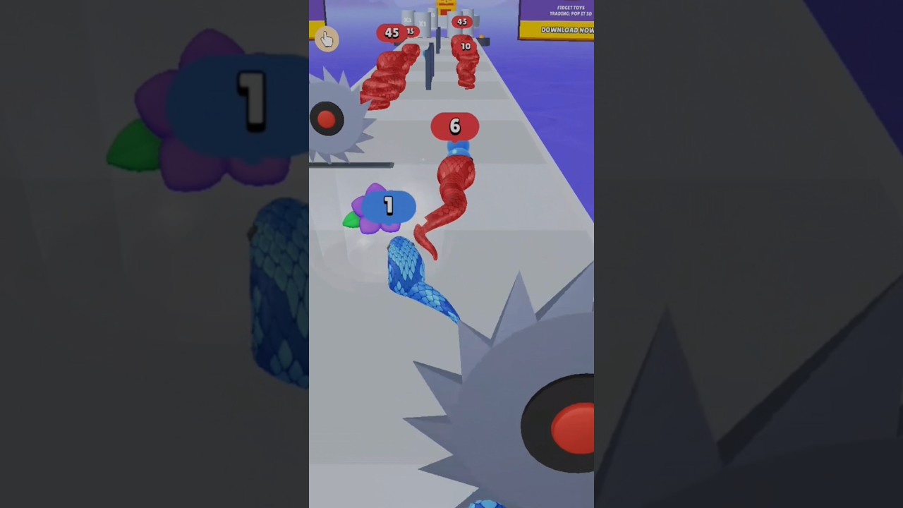 Snake Running  Game New update 2026 🤣😅