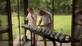 Claude Debussy  Reverie played by GlassDuo (glass harp)