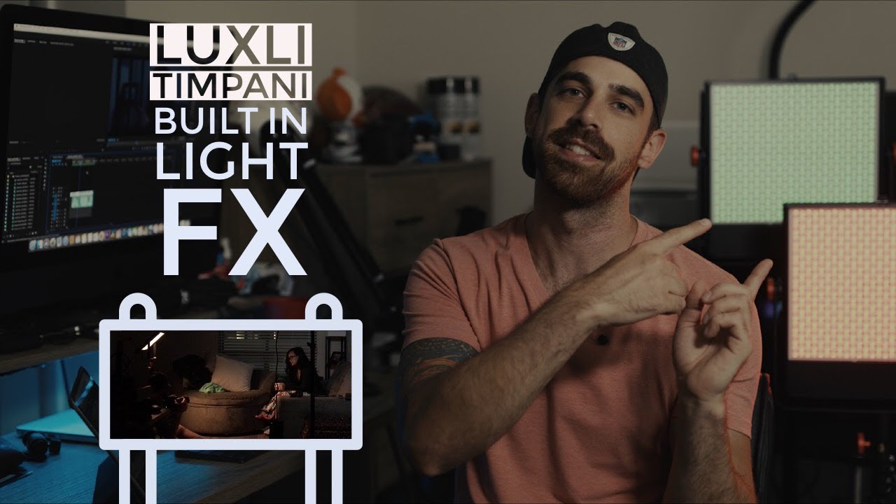 Luxli Timpani Built in light FX Demo - So cool!