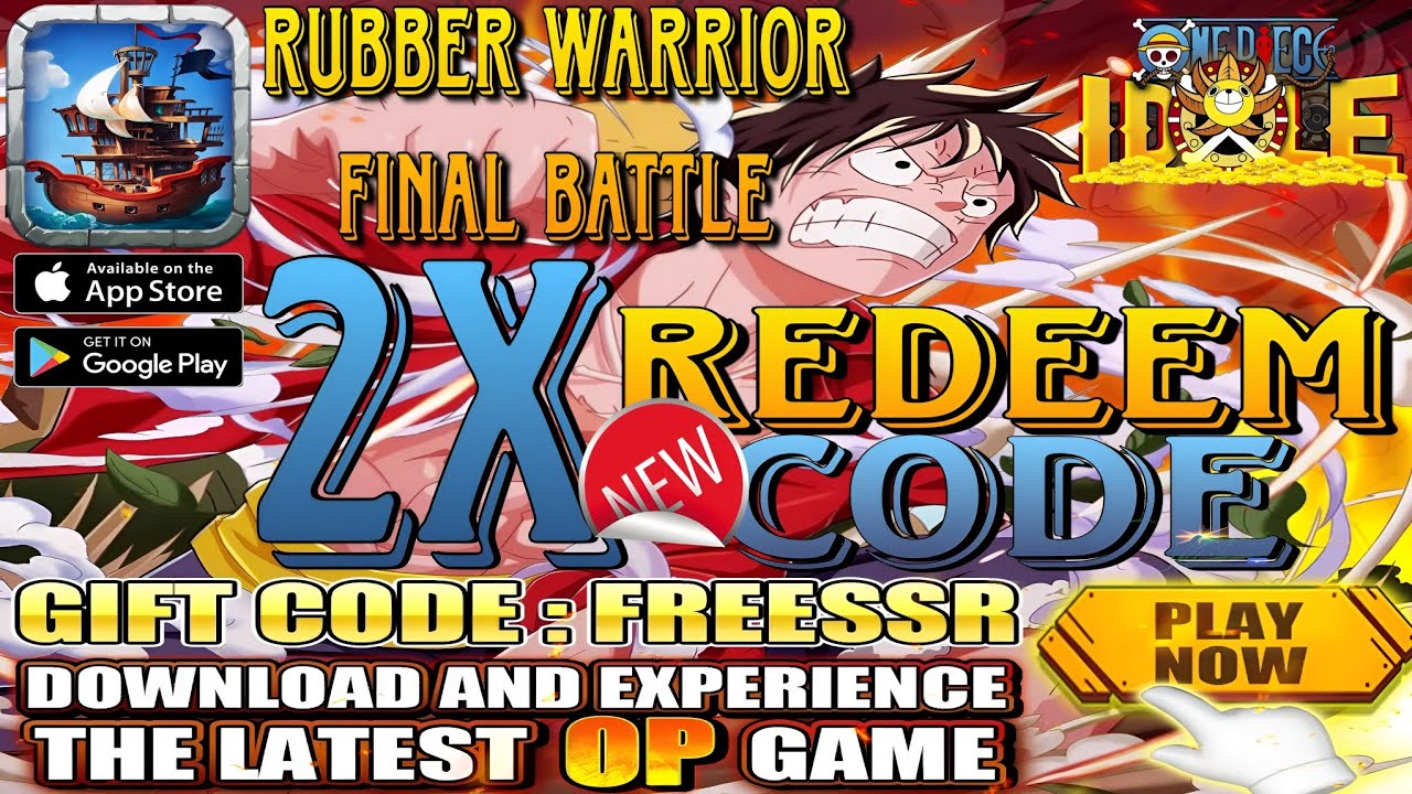 Rubber Warrior: Final Battle(Early Access) New 2X Redeem Code 🎁 Idle Pirate World - Android