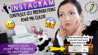 Weekly Vlog Maîtresse ➳ Ma Rentrée à venir... Activités, Progressions CM1-CM2... & Degustabox