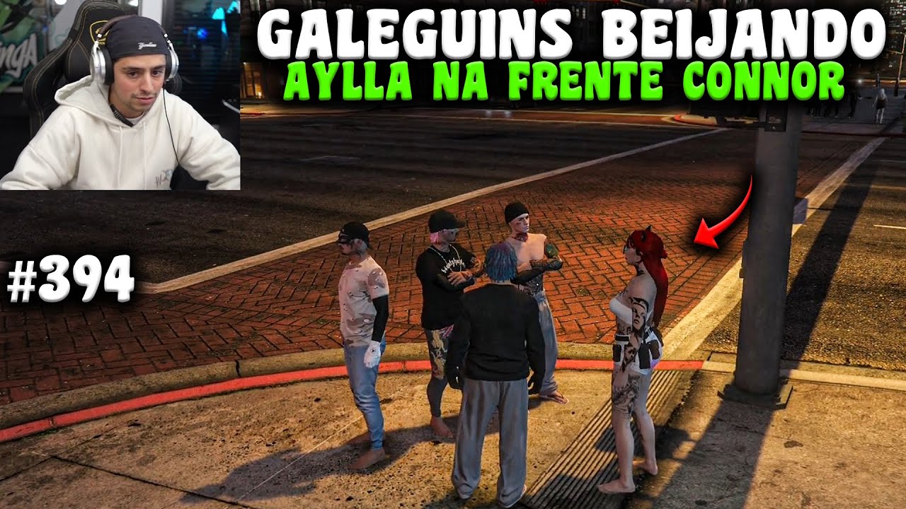 GALEGO BEIJANDO A NAMORADA DO CONNOR NA FRENTE DELE! F GALEGO! EP 394