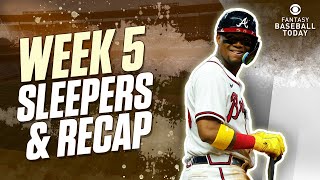 RONALD ACUÑA IS BACK! WEEK 5 SLEEPERS & TWO-START PITCHERS | 2022 Fantasy Baseball Advice