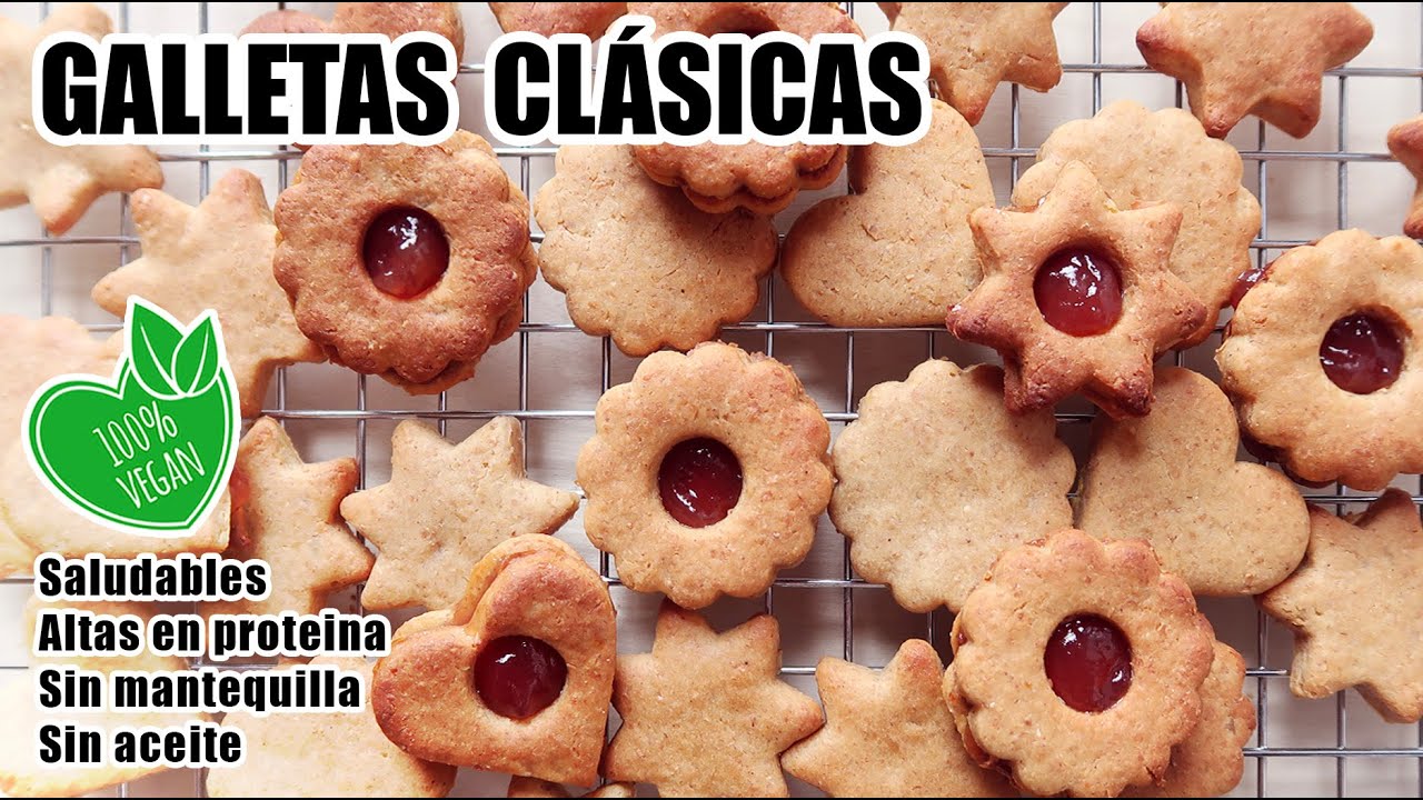 Galletas de GARBANZO con mermelada 💛 Veganas + ALTAS EN PROTEINA 🌱 Receta #saludable #realfooder