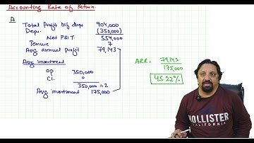 CFAP-4 BFD Lecture 2 Part-3 ICAEW Question on ARR & Payback Period  Dec