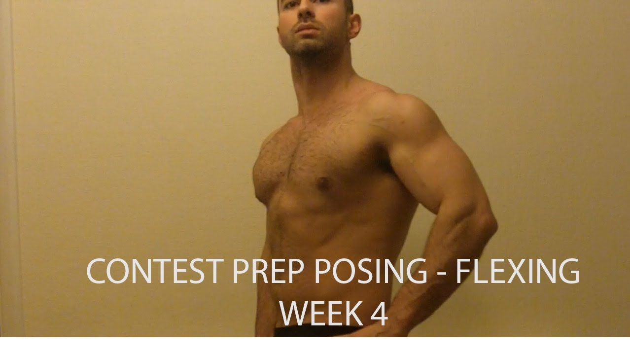Week 4 Contest Prep Posing and Flexing Altug Kop Fitness Model