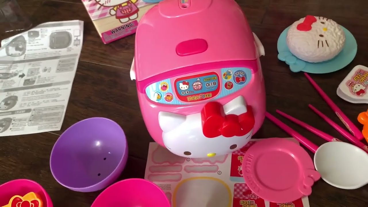 Unboxing Cute Hello Kitty Rice Cooker + How To Cook The PERFECT Rice l  Unboxing Review 