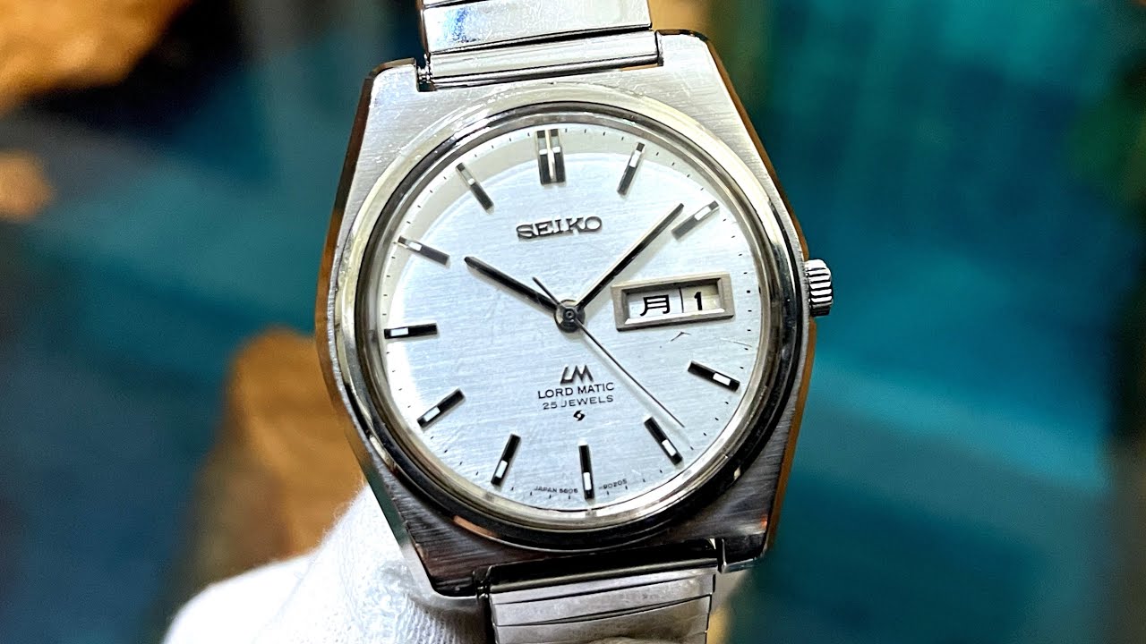 Đồng hồ Vintage Seiko Lord Matic 5606 - 9020 Day Date, đời 1968 | Review  đồng hồ nhật | Quang Lâm. - YouTube