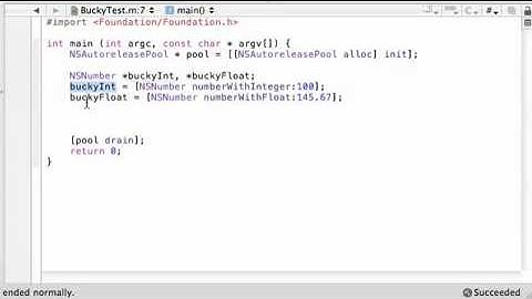 Objective C Programming Tutorial   51   Introduction to Number Objects   YouTube