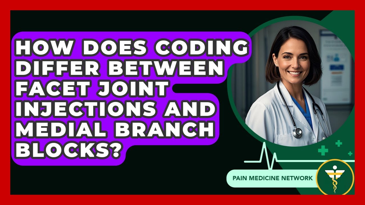 How Does Coding Differ Between Facet Joint Injections And Medial Branch Blocks?
