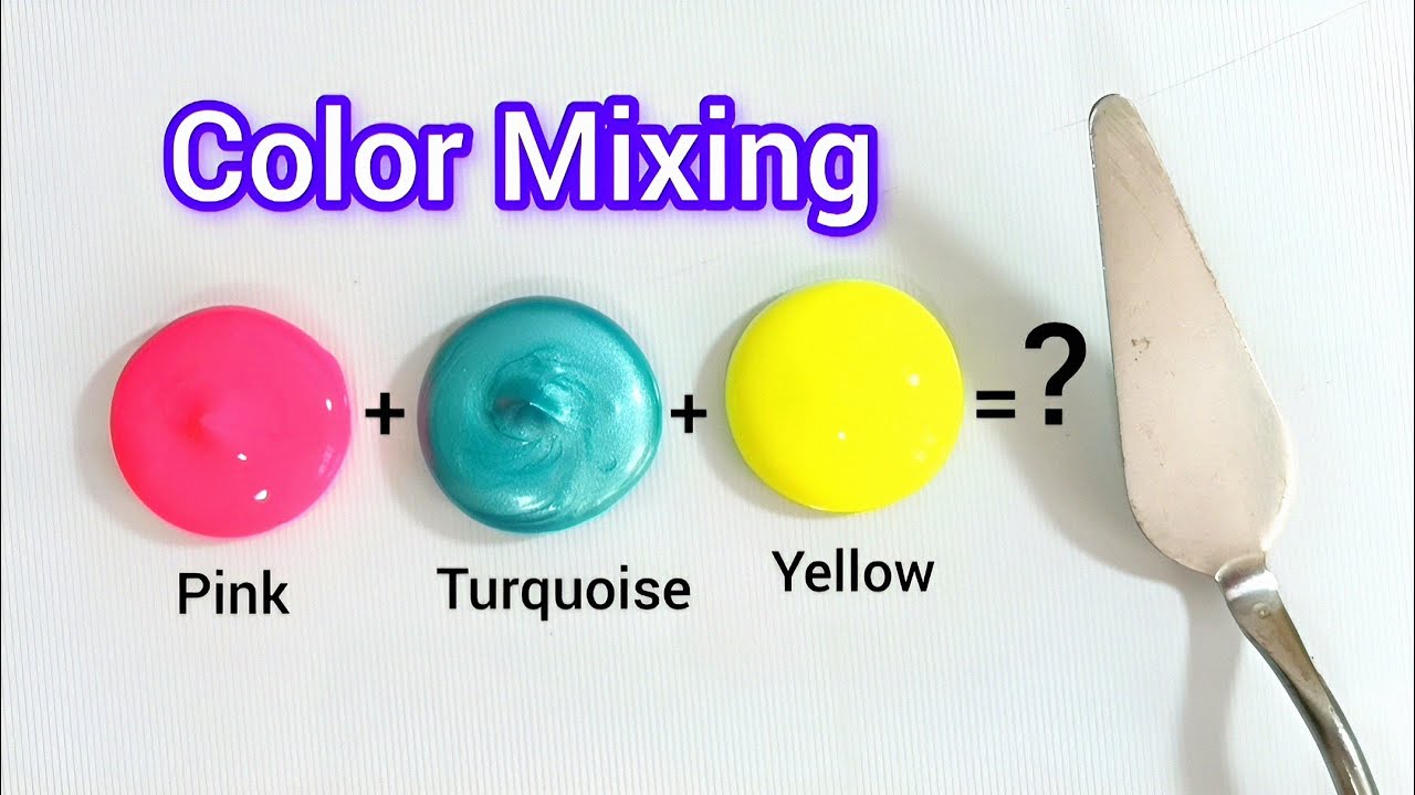 Guess the mixed colors 🎨 | Satisfying video| #Art video| #Color mixing ...