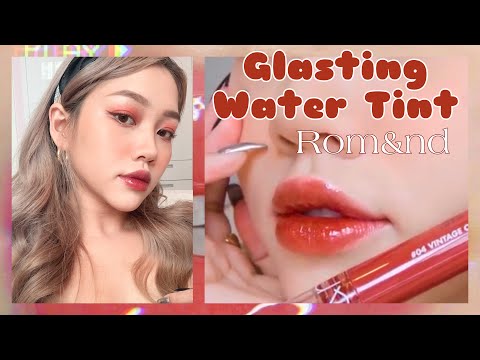 [SWATCH + REVIEW] MÀU SON ĐẸP NHẤT của Rom&nd Glasting Water Tint?? | Patee Makeup