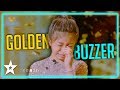 Amazing Singer Gets GOLDEN BUZZER on Worlds Got Talent China | Kids Got Talent