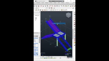 Robot Structural Analysis (Steel Staircase Design)