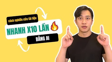 Nghiên Cứu Tài Liệu Nhanh Gấp 10 Lần Nhờ AI #ai #tailieu #hieuai #chatgpt #shorts