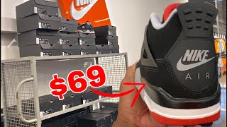 Nike Outlet Celebration had Jordan 4's BRED!!! - YouTube