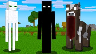 Testando Mobs assustadores do Minecraft que são realmente reais O FILME