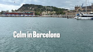 Relaxing Music with Barcelona Seaside Ambience | Quiet & Calm Scenes screenshot 5
