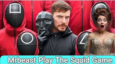 Men vs Women Survive in Mr Beast Squid Game! Mr Beast Play The Real Squid Game.