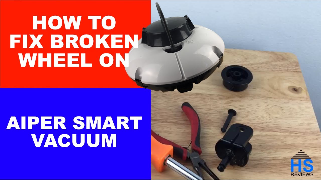 HOW TO FIX AIPER SMART ROBOT VACUUM BROKEN WHEEL YouTube