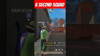 Free Fire time 6 Second floor squad finish 6seconds  freefire