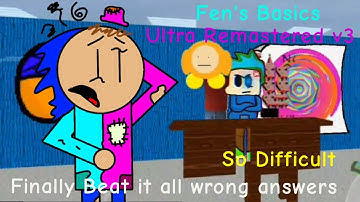 [ALL WRONG ANSWERS] Fen