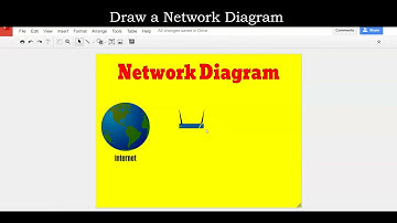Create a Computer Network Diagram-Google Drawings