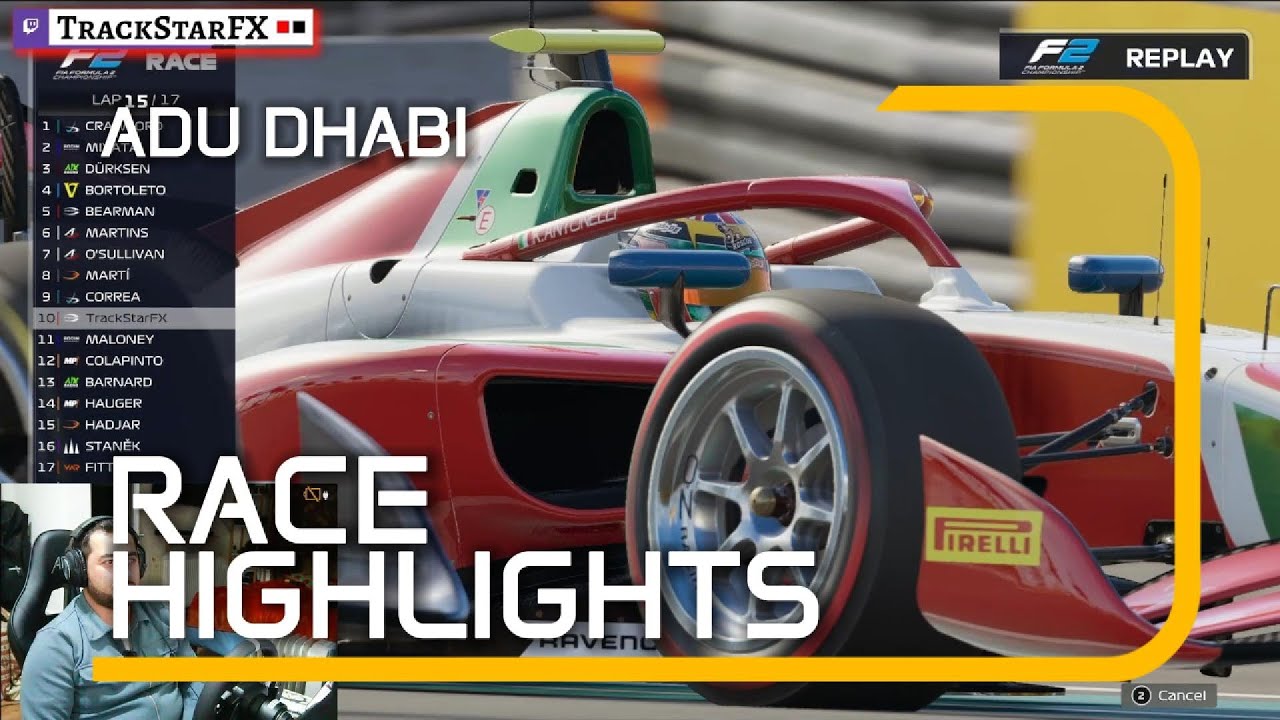 F1 25  F2 CHAOS in ABU DHABI ! 🤯 Race Highlights & INSANE Finishes!