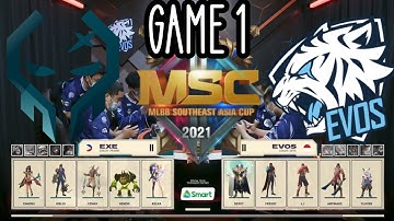 Evos Legends Vs Execration Game 1 | MSC 2021 | PLAYOFFS | [English]