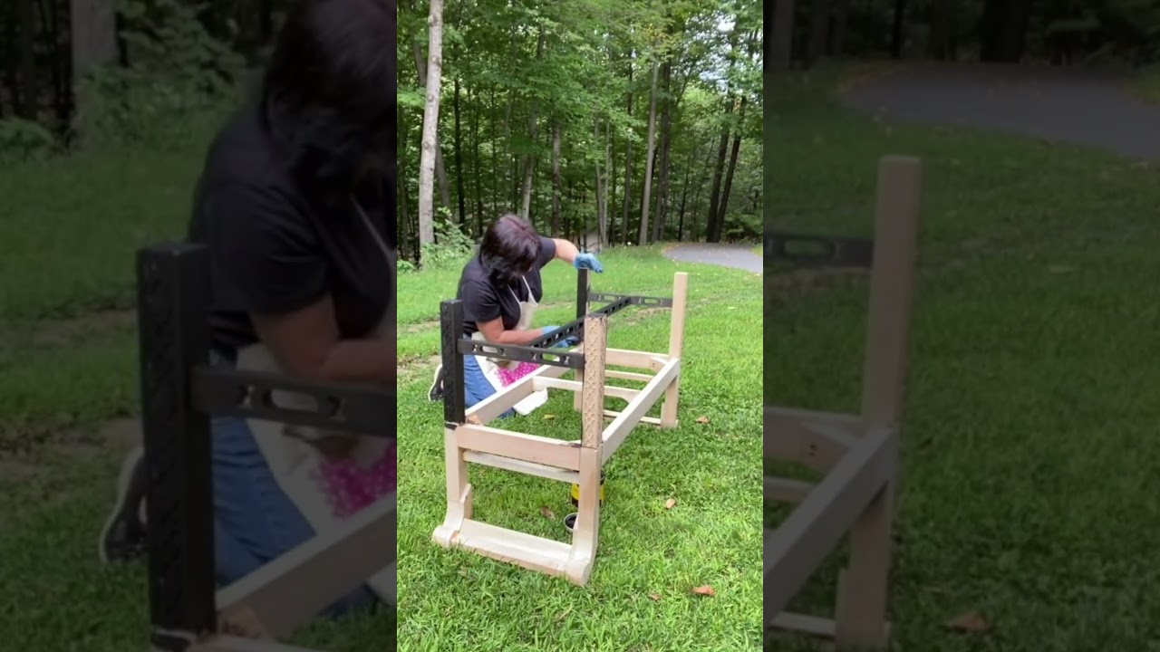 Hair On Hide Bench Painting