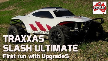 Traxxas Slash Ultimate with budget upgrades - CRAZY Power!