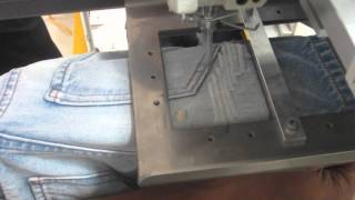 JT115GB JAMINTERNATIONAL DECORATIVE STITCHING MACHINE ON TROUSER LEG