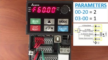 Delta MS300 0-10V Analog Input Speed Reference