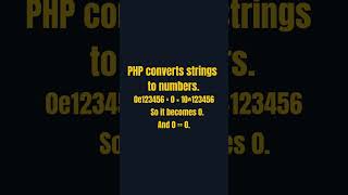 PHP Login Bypass! The == Mistake You Must Avoid 😳 #shorts #trending  #codingforbeginners #php