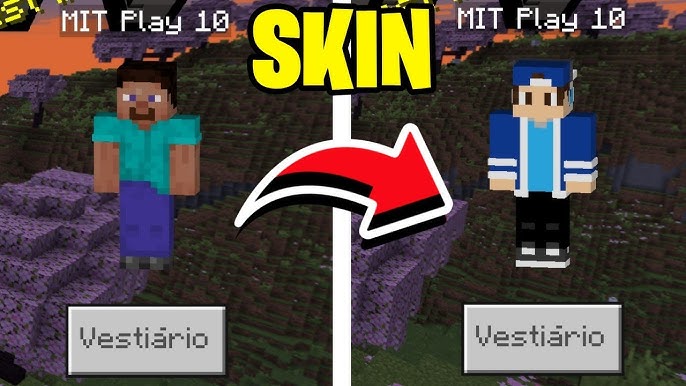 COMO COLOCAR SKIN NO MINECRAFT PE 1.16 NETHER UPDATE 