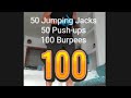 180.Tag                                                       100 Burpees 💪😎 #motivation #burpees 