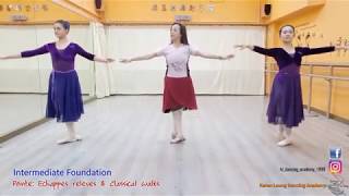 RAD IF Pointe Echappe releves and Classical Walks by KLDA