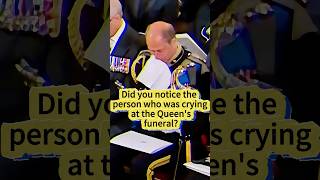Did you notice the person who was crying at the Queen's funeral #queenelizabeth #edward