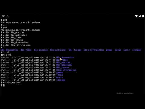 FUNCIONES DE LOS COMANDOS BÁSICOS DE TERMUX - YouTube
