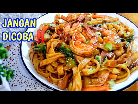 Instruksi Masak Kalau nggak mau ketagihan resep bakmi goreng seafood terenak | Resep Jjampong Goreng Seafood Jamur Yang Sehat