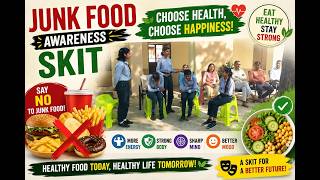 🍔 Junk Food Awareness Skit | Healthy Eating Awareness | School Play