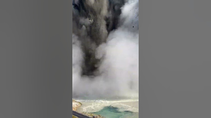 Biscuit Basin Hydrothermal Explosion || ViralHog