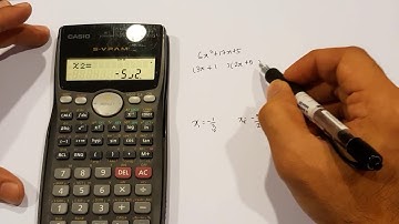 Factorizing Using Casio 570MS Calculator
