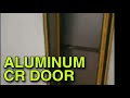 ALUMINUM CR DOOR ( advantage of custumized alum. cr door compared to a ready made plastic cr door )