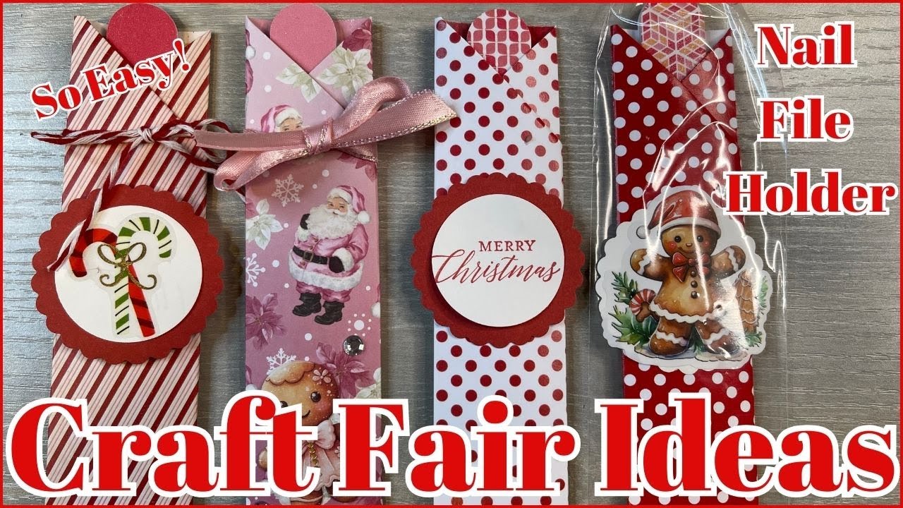 CRAFT FAIR PROJECT IDEAS | NAIL FILE HOLDER | SO EASY!