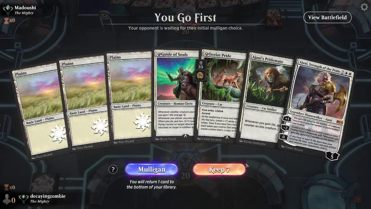 MTGA Ranked Road to mythic day 2